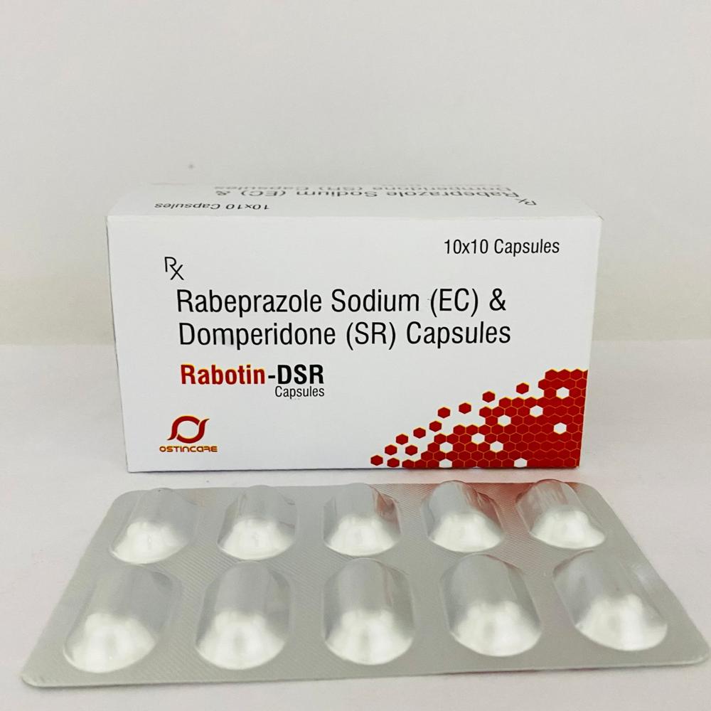 Rabeprazole Sodium 20mg + Domperidone 30mg - Brand Name: Rabotin-dsr