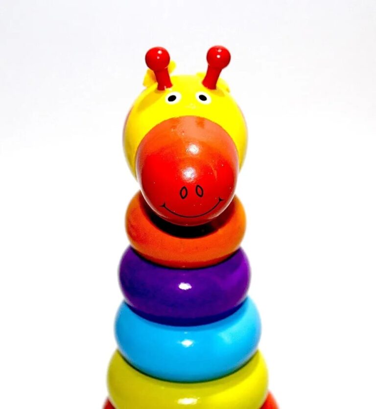KIDS STACKING TOY WOODEN