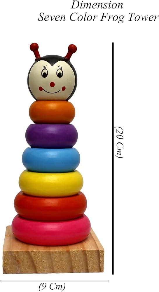 KIDS STACKING TOY WOODEN