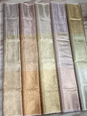 Tissue 3D Plain - Application: Saree
