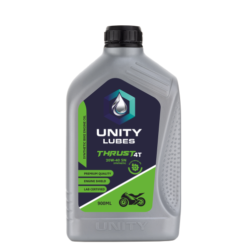 Unity Thrust 4T Sae 20W-40Sn 900Ml - Application: Engine Lubrication For 4-Stroke Motorcycles