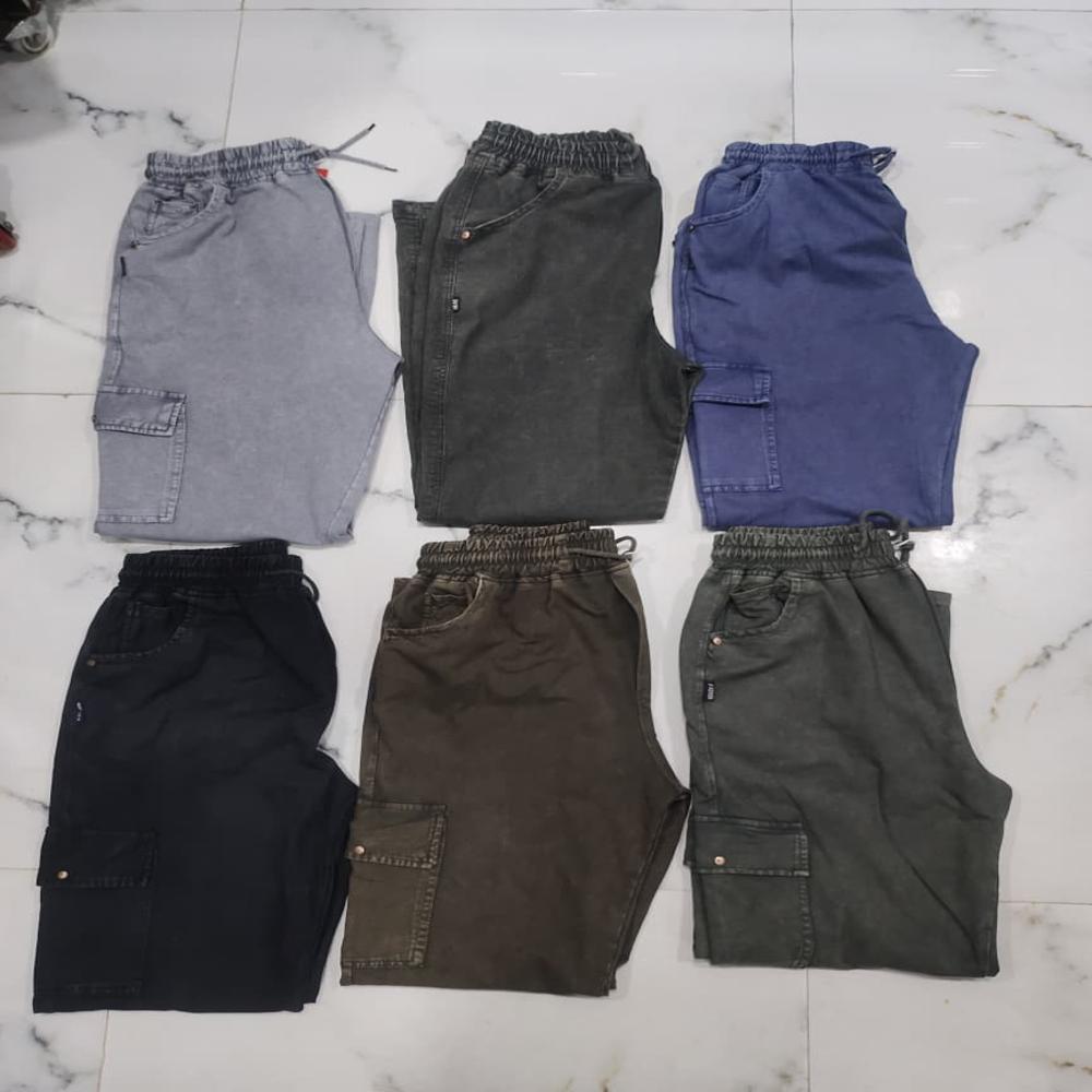 Mens Washed Lowers - Color: Grey
