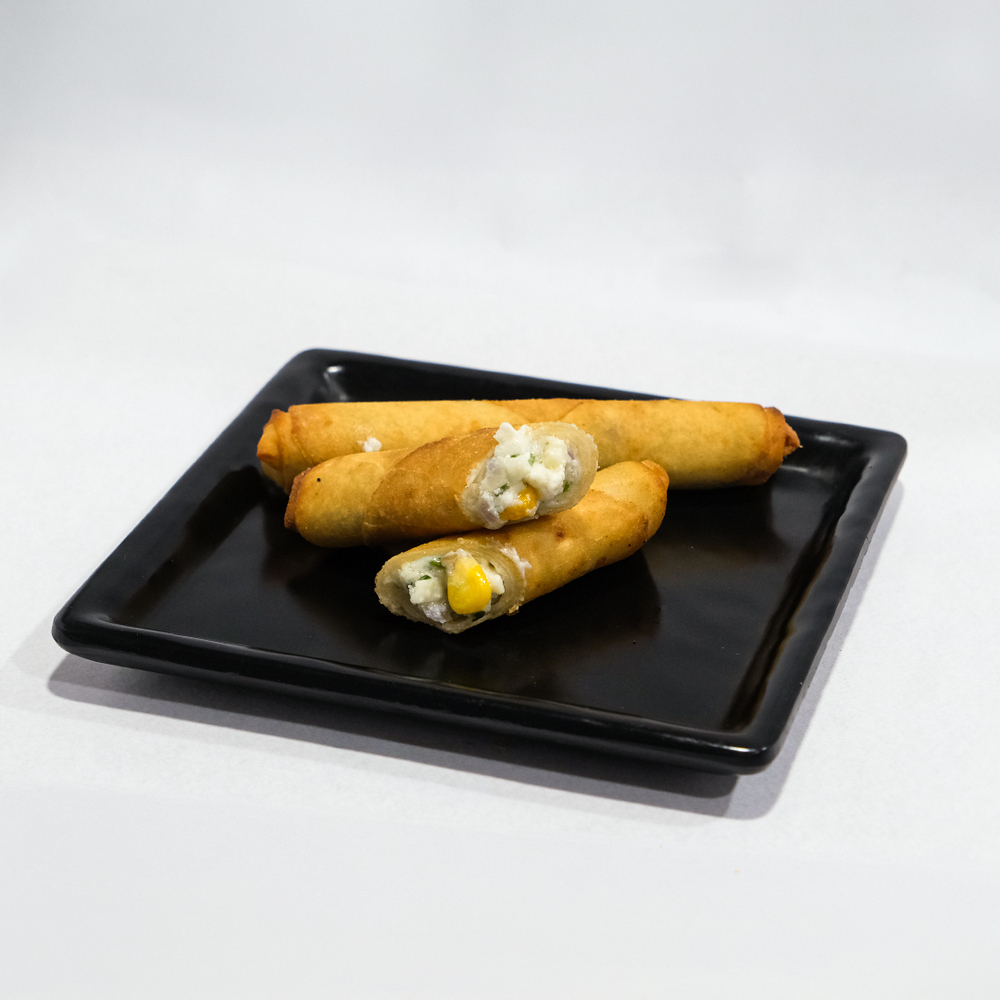 Cheese And Corn Spring Roll