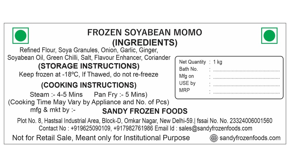 Soya Whole Wheat Momo