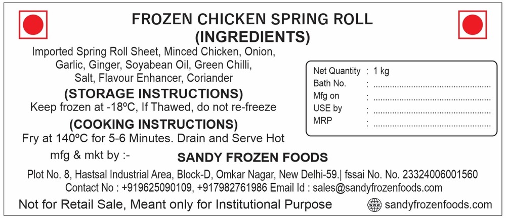 Chicken Spring Roll