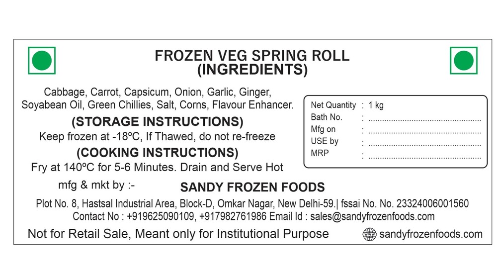 Vegetable Spring Roll
