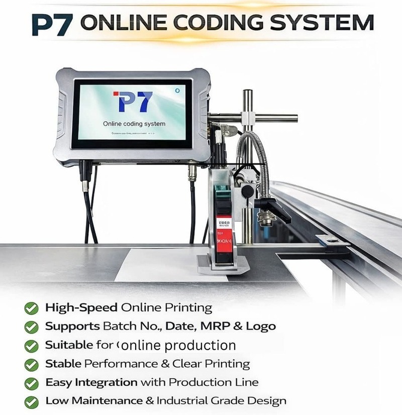 Ridhi P7 Batch Coding Machine
