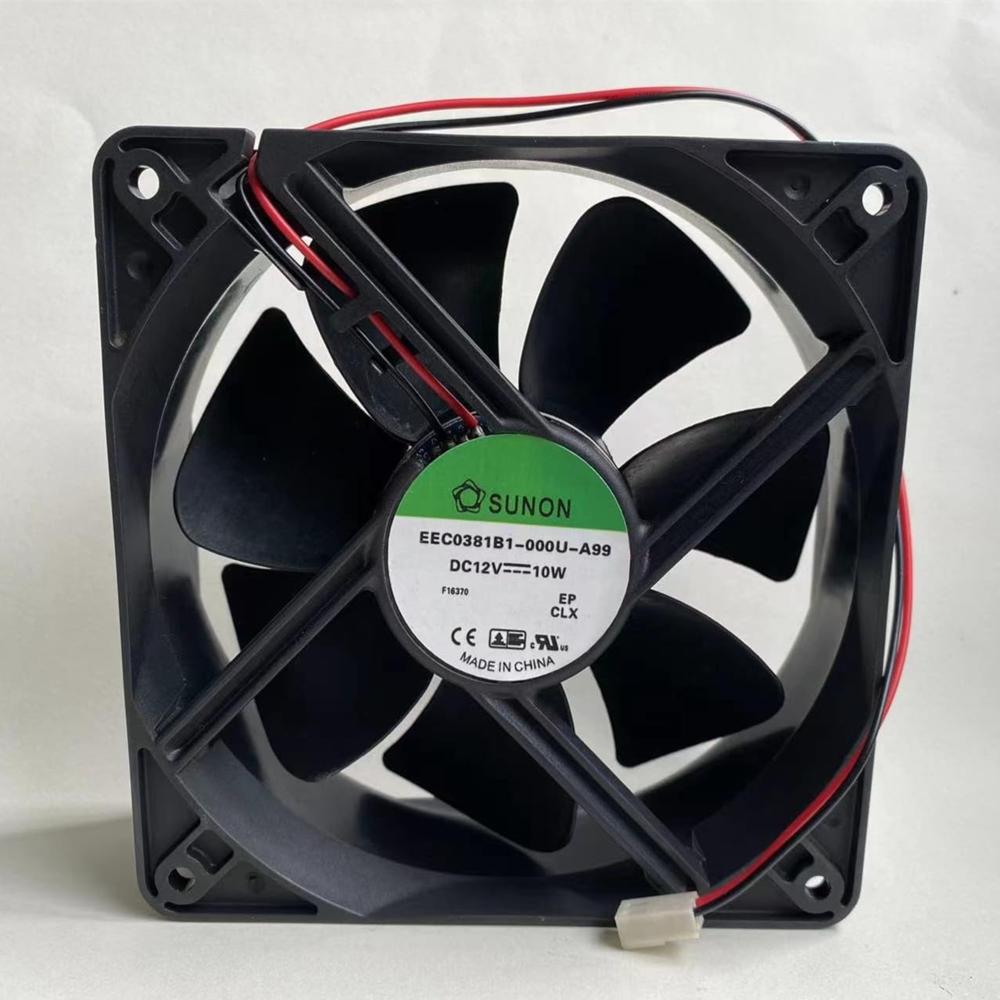 SUNON EEC0381B1-000U-A99 12V DC 10W 12038mm Ball Bearing Industrial Axial Cooling Fan