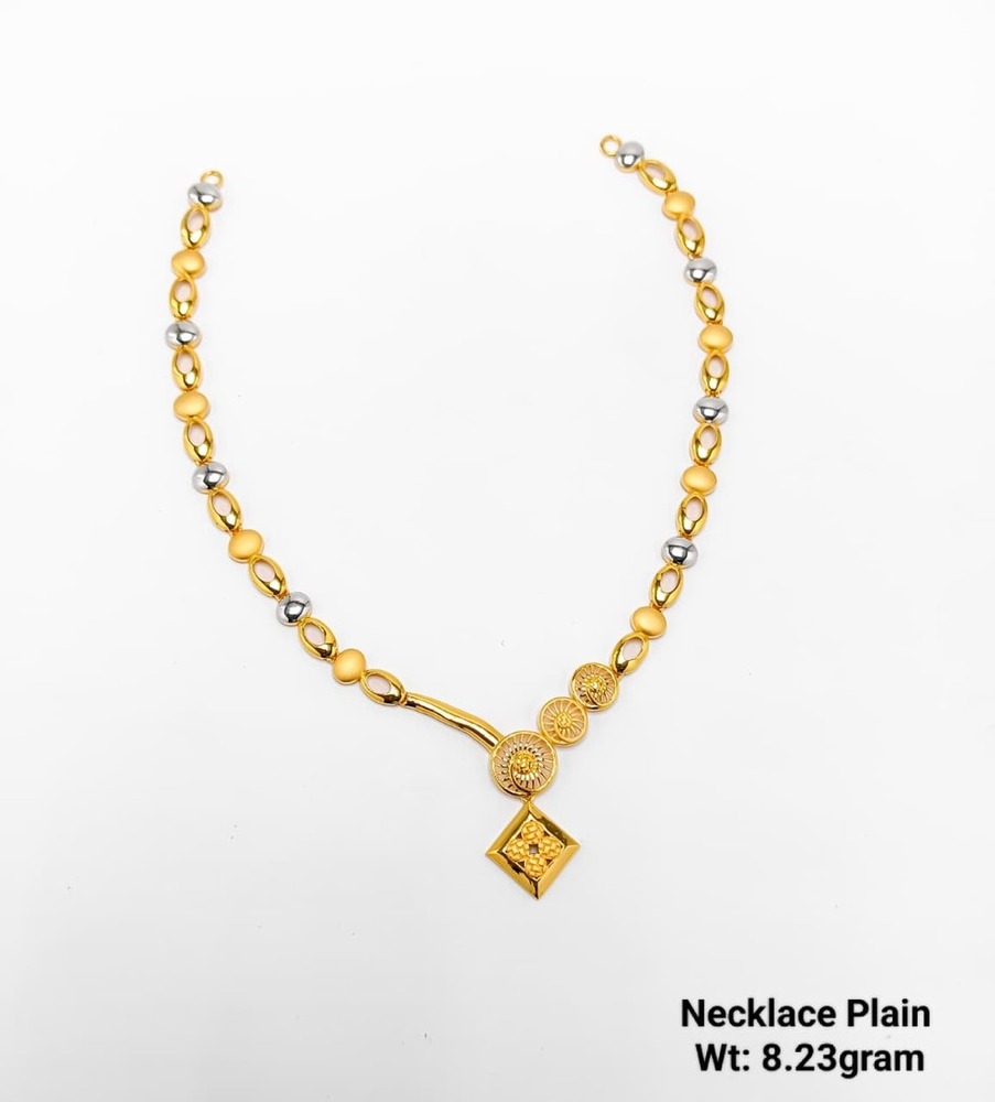 92% Gold Paper Casting Pro Max Necklace  Plain