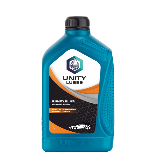 Unity Runex Plus 20w-50 Api  Sn++ 1ltr - Application: Cars