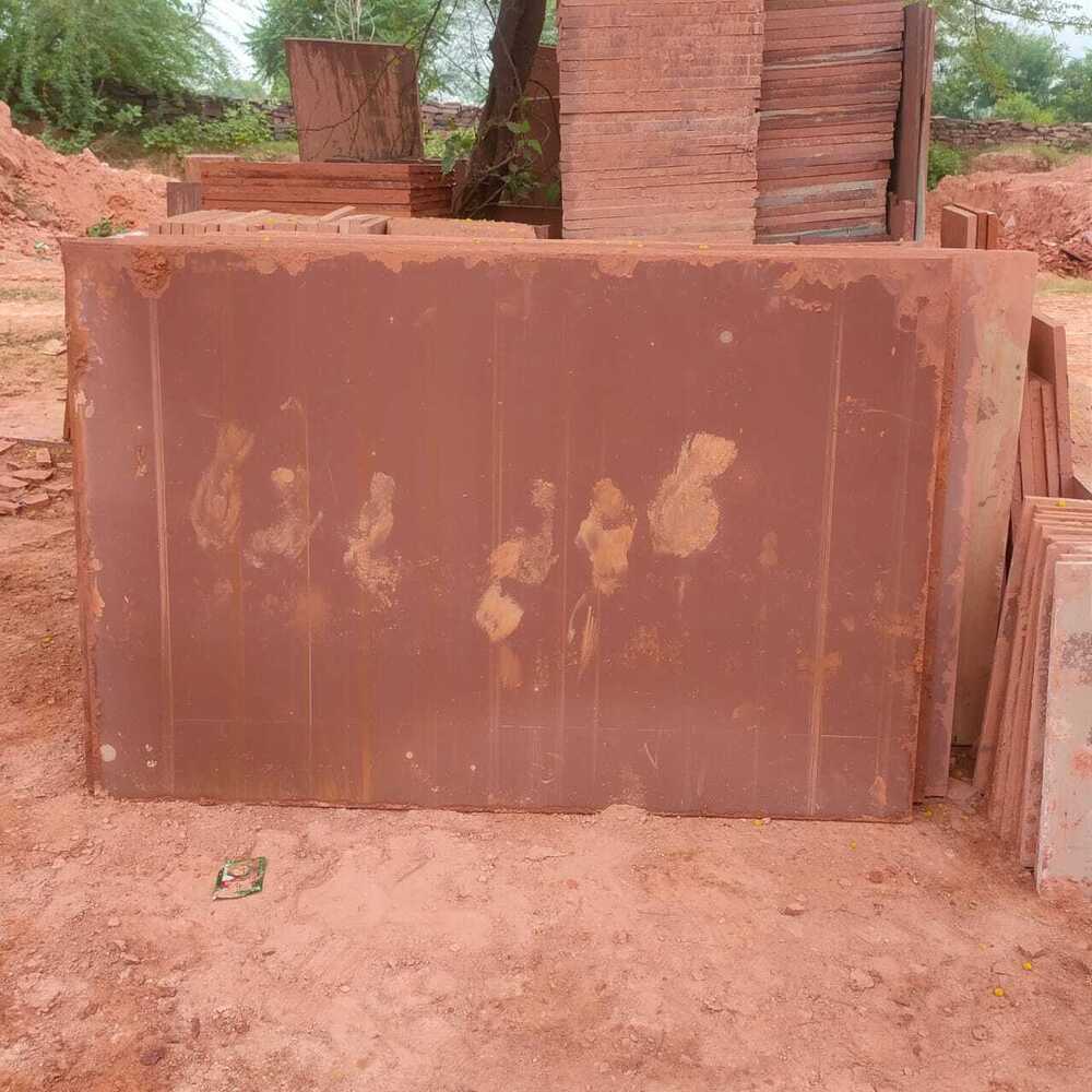 Plain Red Stone Slab - Density: 2.8 Gram Per Cubic Centimeter(G/Cm3)