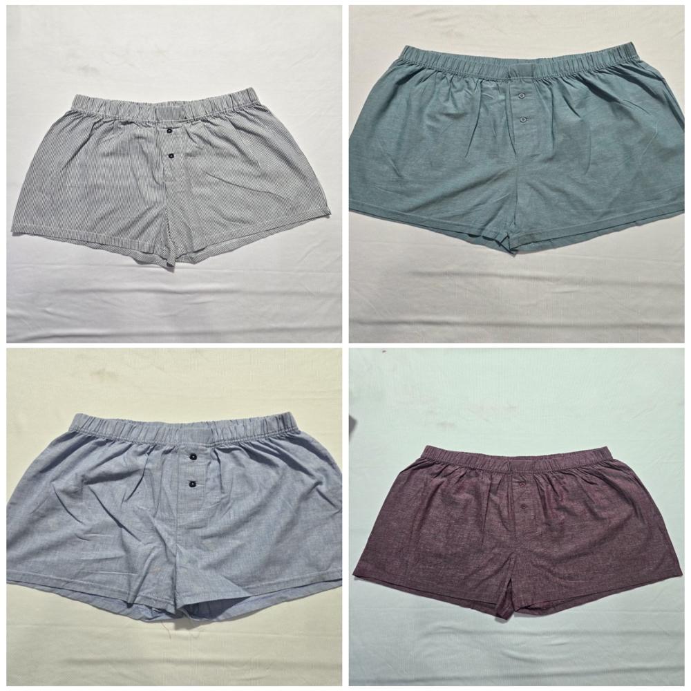 M11537 GEMO Mens Woven Boxer Shorts