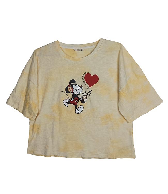 W13476 Ladies Boxy Fit Cropped Tops