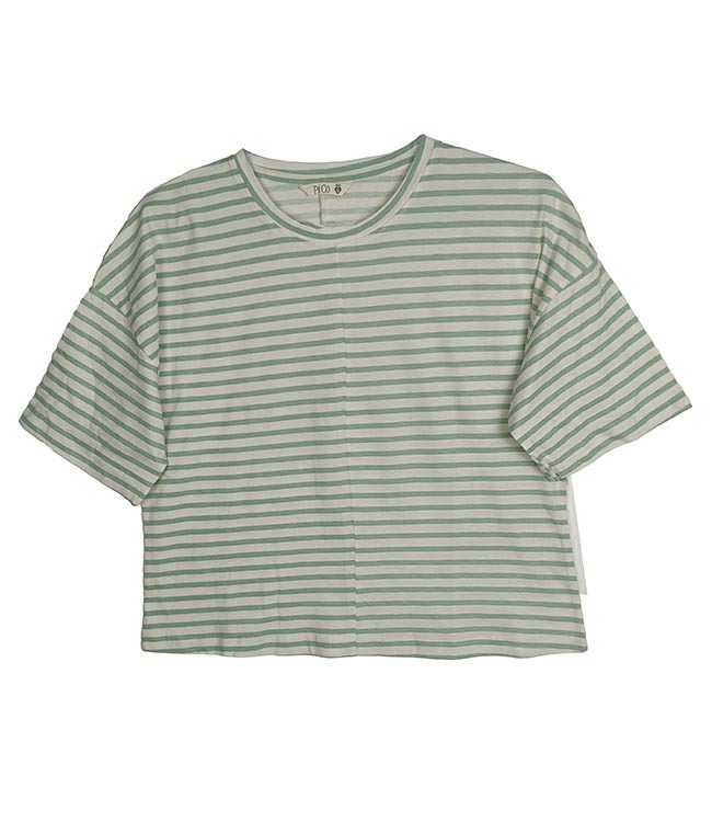 W13476 Ladies Boxy Fit Cropped Tops