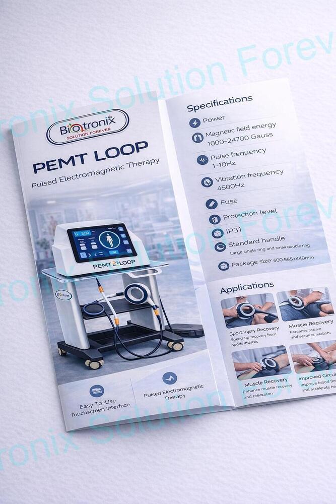 Pemf Pulse Electromagnetic Therapy Device With Loop Applicator