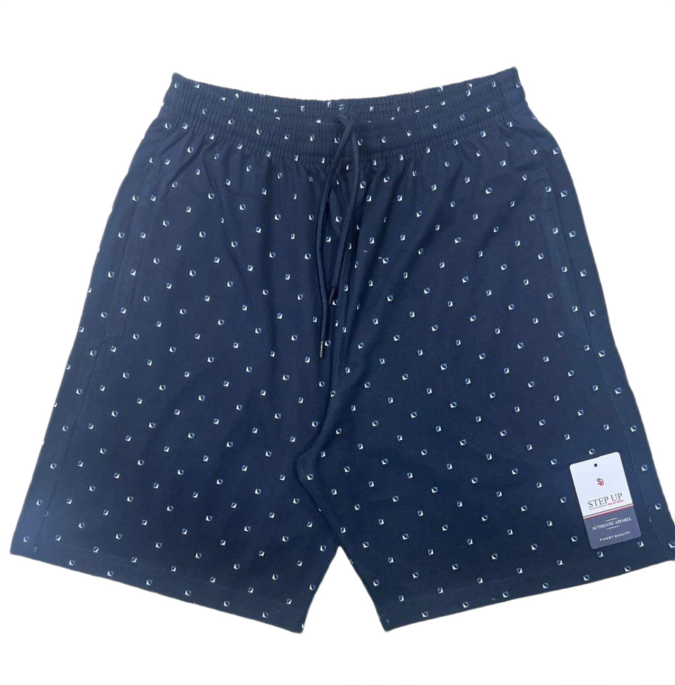 Blue Color Printed Shorts