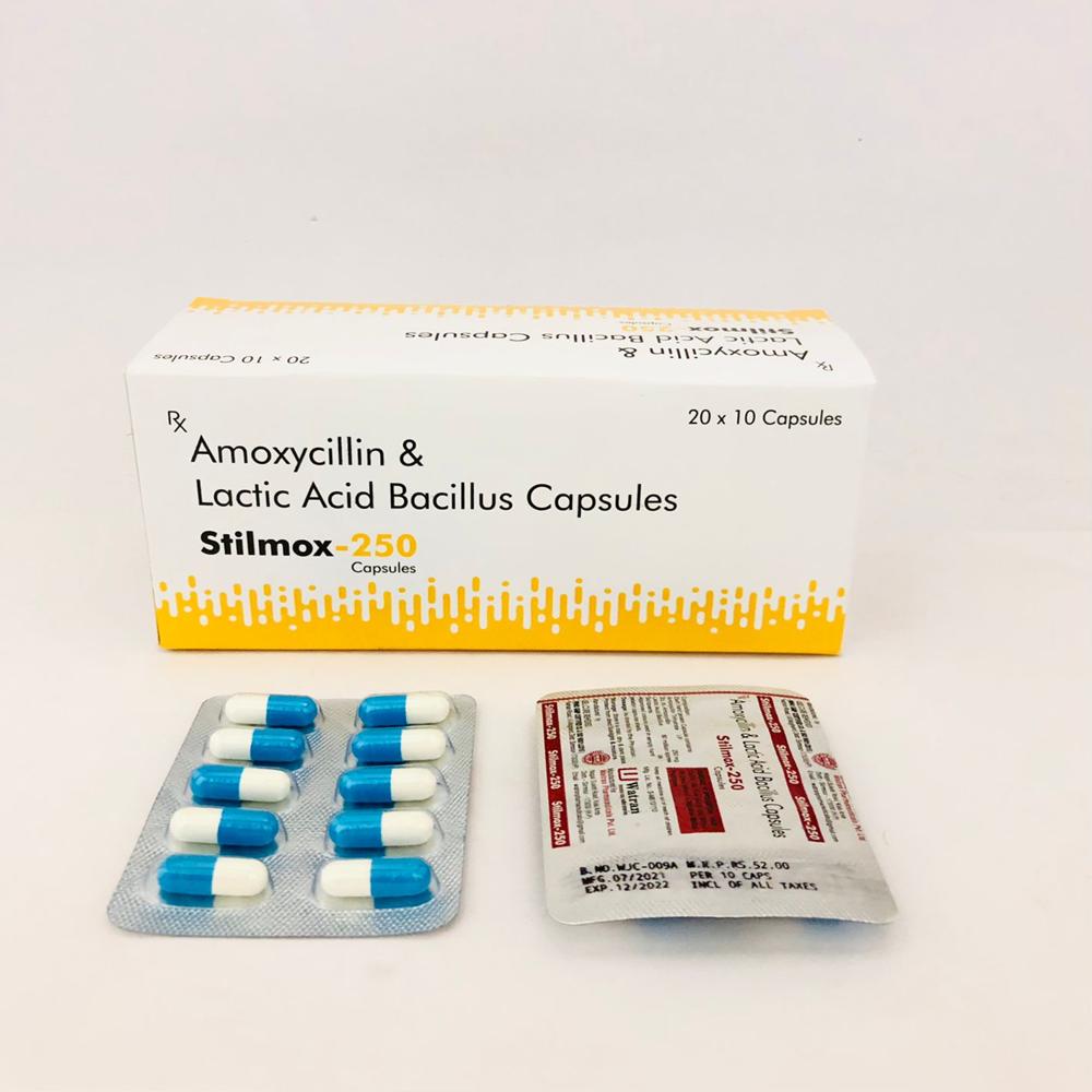 Amoxycillin 250mg + Lactobacillus 1.66 Million Spores Capsules