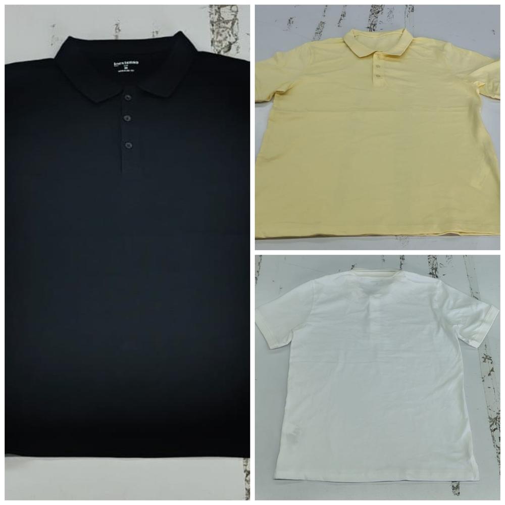 M11534 Mens Collar T-Shirts Assorted