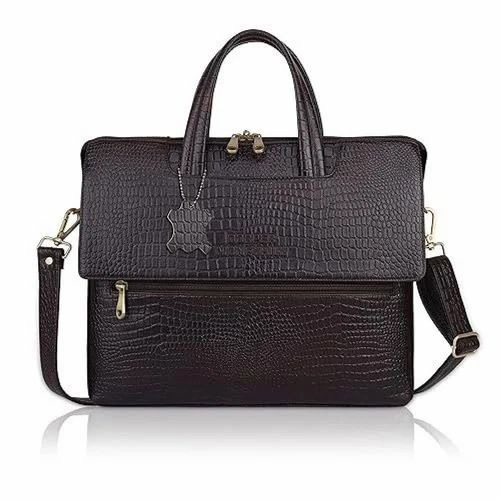 24 L Leather Laptop Bag