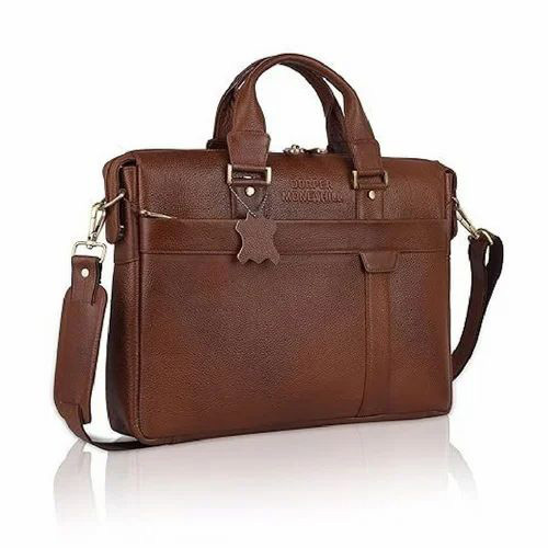 Dorper Moneyhill Brown Genuine Leather Office Bag