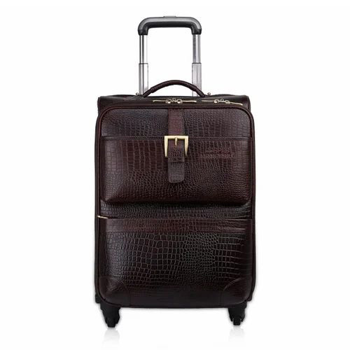Dorper Moneyhill Leather Luggage Trolley Bag