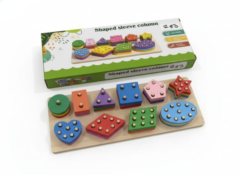 SHAPE SORTER WOODEN 10PC