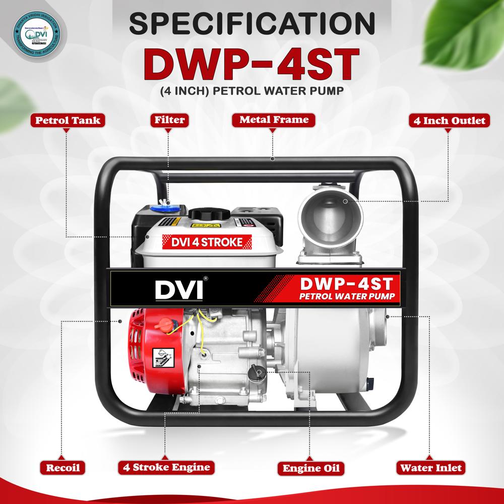4 Inch Petrol Water Pump