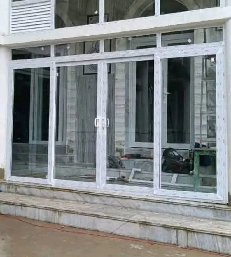 White Upvc Fixed Door