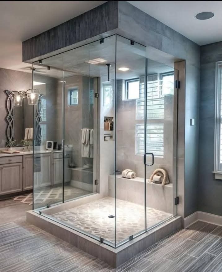 10mm Bathroom Toughened Glass