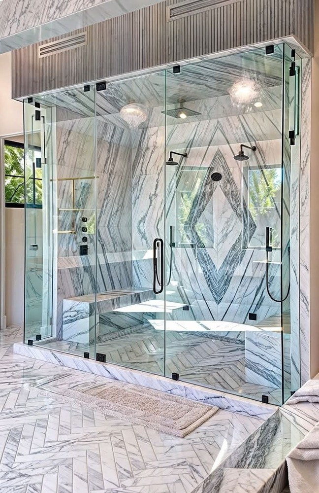 10mm Bathroom Toughened Glass
