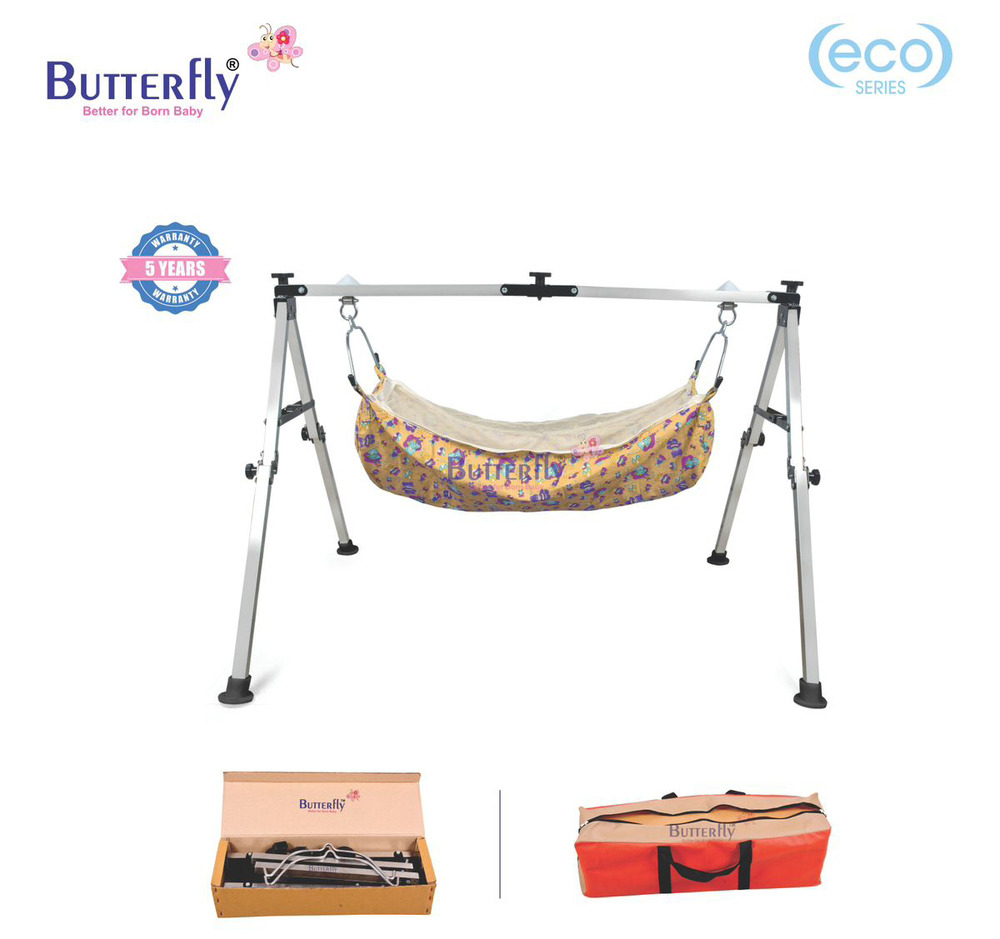 SS Folding Baby Jhula