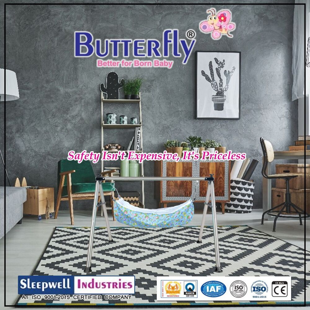 4ft 4FSP Premier Series Square Folding Baby Cradles