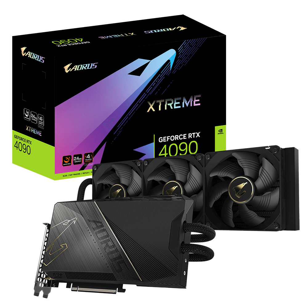 RTX 4090 XTREME WATERFORCE 24G MXM Fan-Cooled PCI Express 4.0 16X Graphics Card Desktop Workstation 2565 MHz Core Clock 24GB
