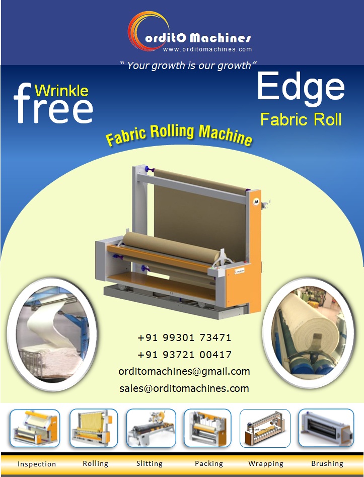 Fabric Rolling Machine 
