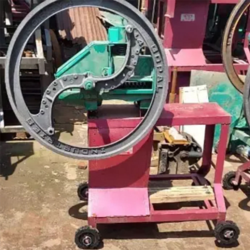Rohtak Model 3 Roller With Motor - Color: Red Paint Coated
