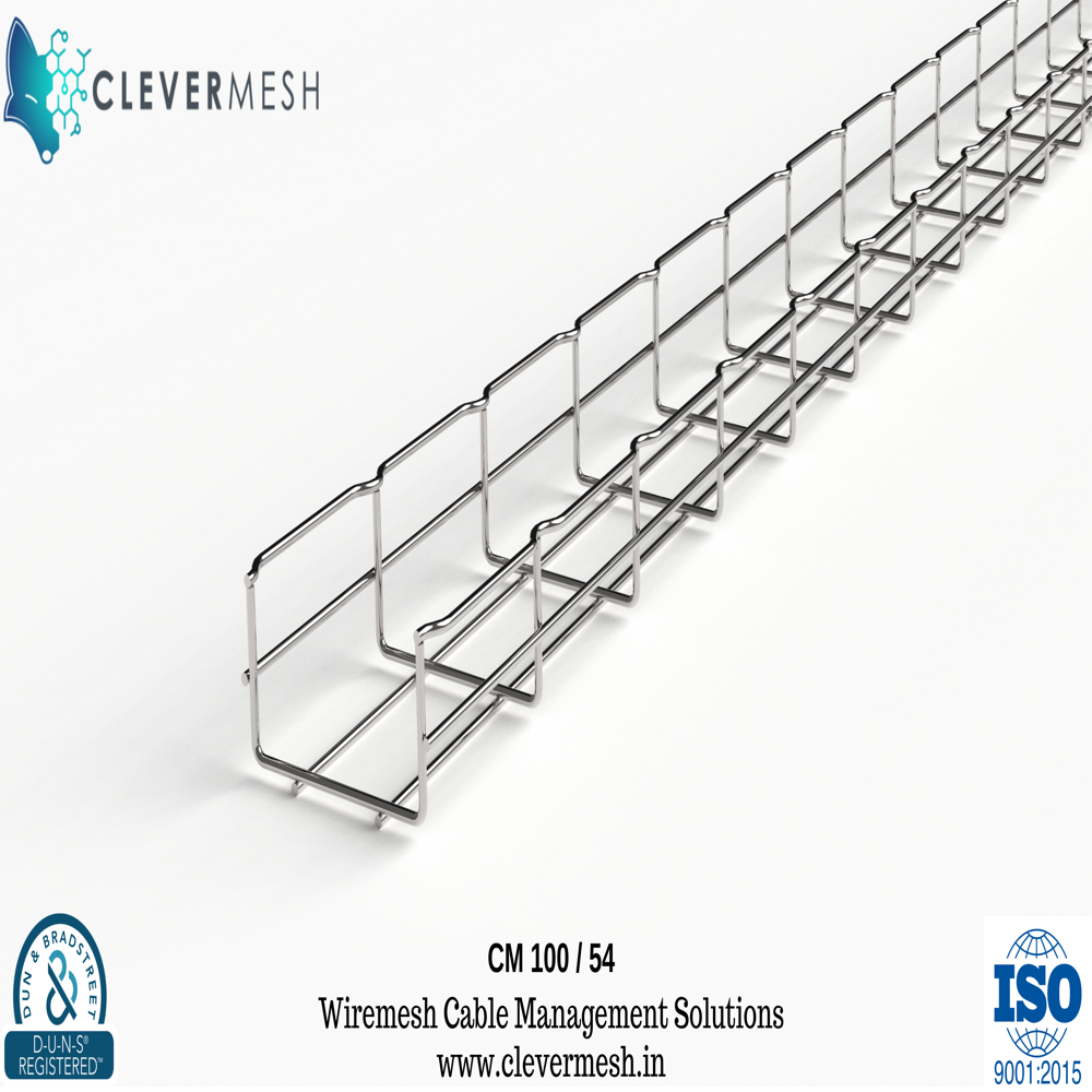 Ss Wire Mesh Cable Tray - Stainless Steel Grade Ss 304/316, Width 50-800mm, Natural Steel Color, Electroplated Nickel Finish, Waterproof
