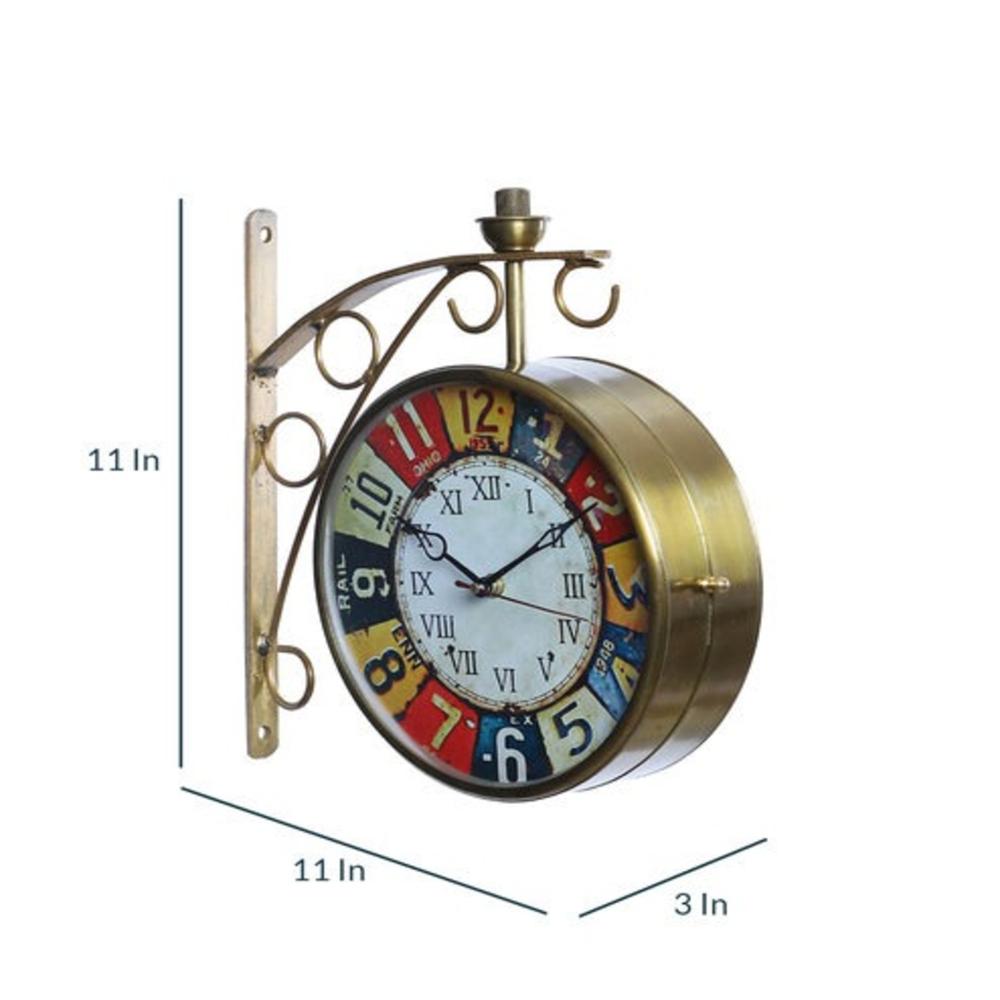 Brass Table Clock - Warranty: No