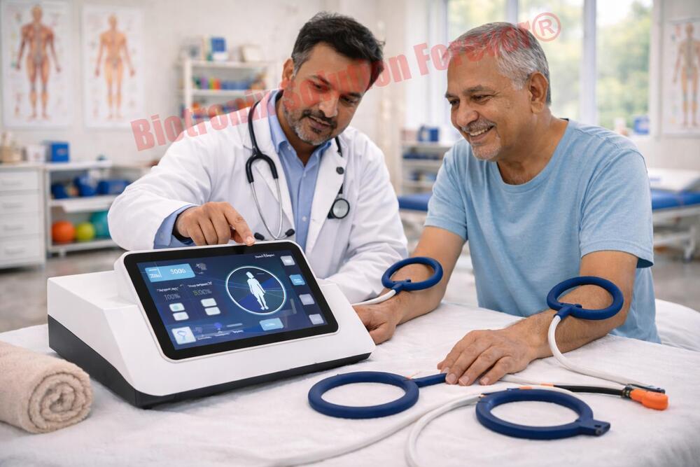 PEMF Loop Therapy Device for Pain Relief and Rehabilitation