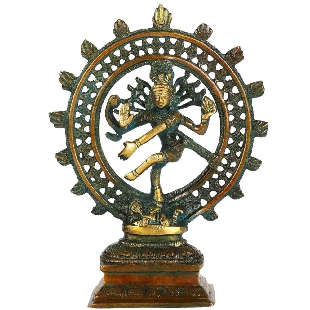 Brass Dancing Lord Shiva Natraja