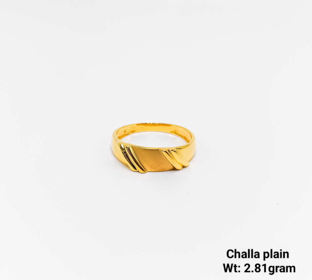 92% New Design Gold Challa Plain