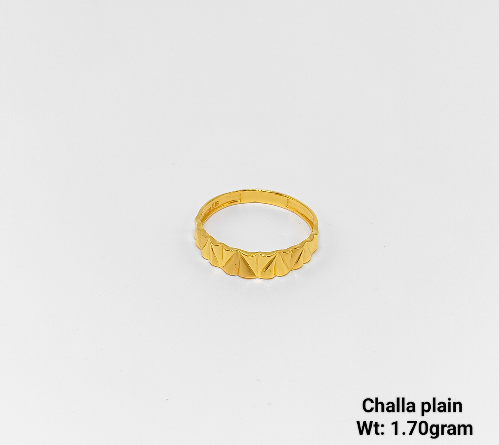 92% New Design Gold Challa Plain
