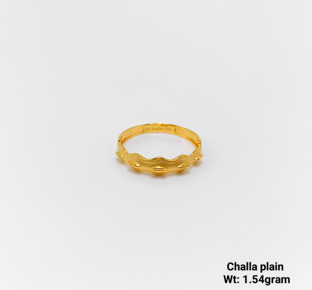 92% New Design Gold Challa Plain