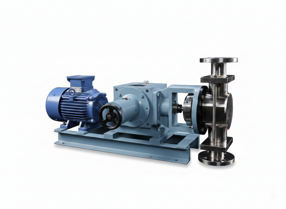 Polyurethane Metering Pump - Color: Blue
