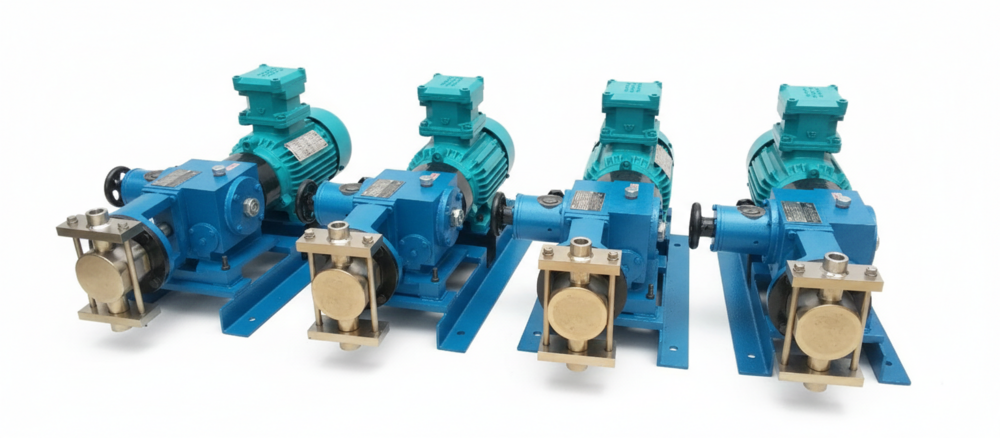Polyurethane Metering Pump - Color: Blue