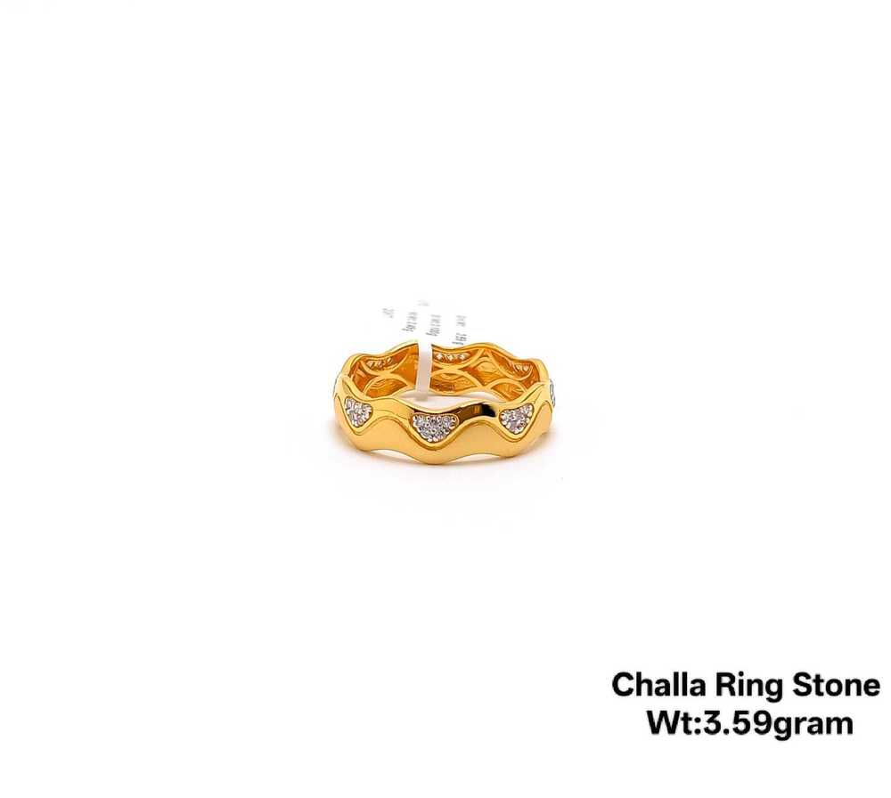 92% New Design Gold Challa Stone