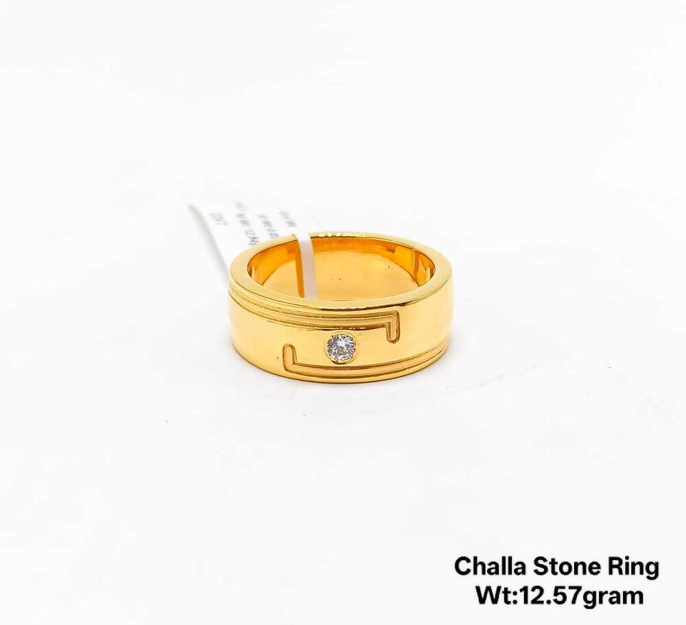 92% New Design Gold Challa Stone