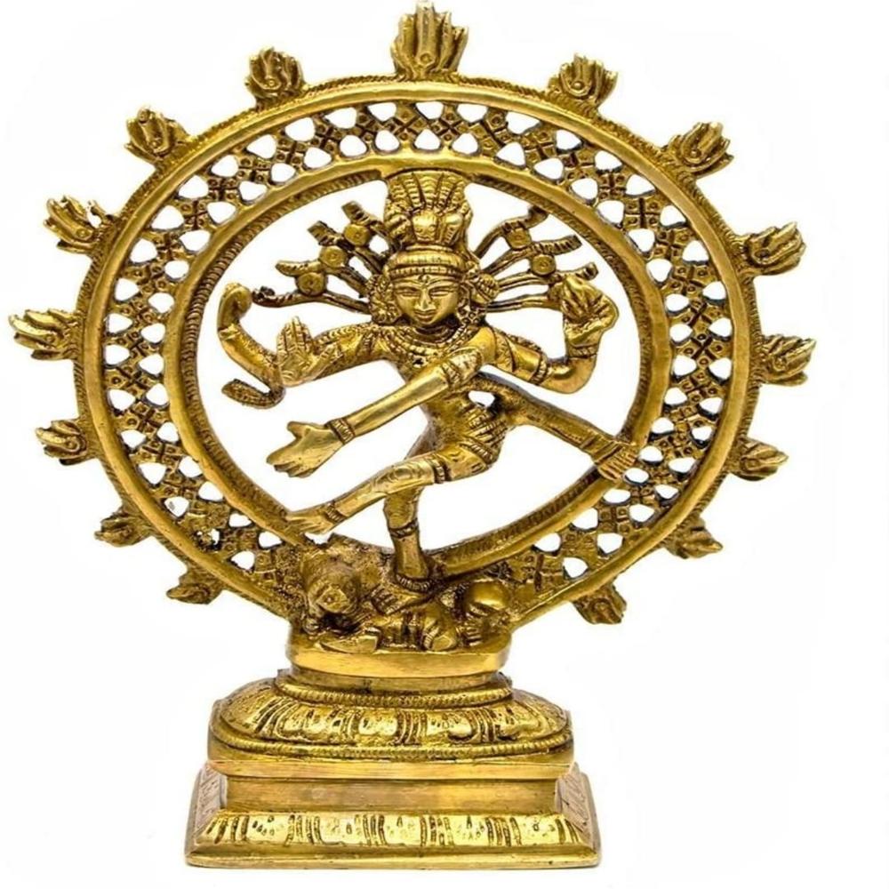 Brass Dancing Lord Shiva Natraja