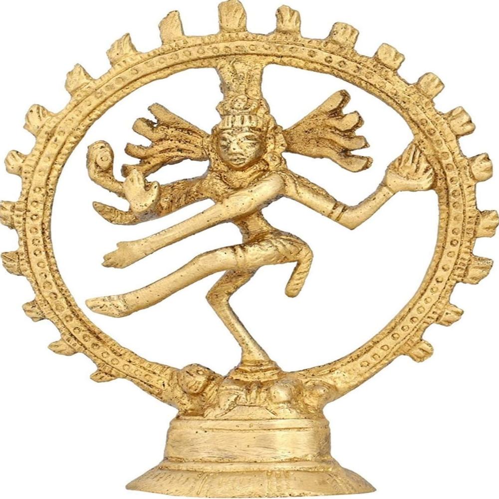 Brass Dancing Lord Shiva Natraja