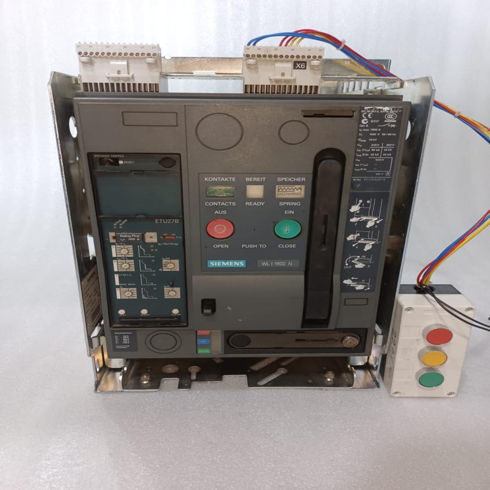 Air Circuit Breaker(ACB) Siemens 3WL1600N 220V AC