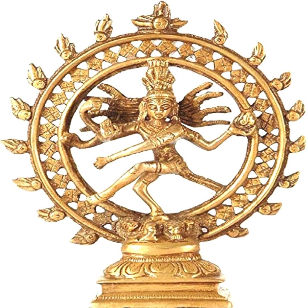 Brass Dancing Lord Shiva Natraja